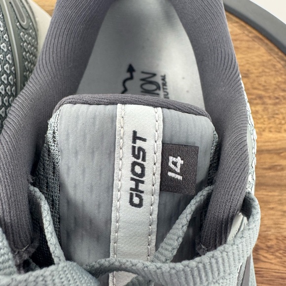 Brooks Ghost 14 Men’s Size 11.5 Grey/Alloy/Oyster 1103691D067 - Picture 7 of 7